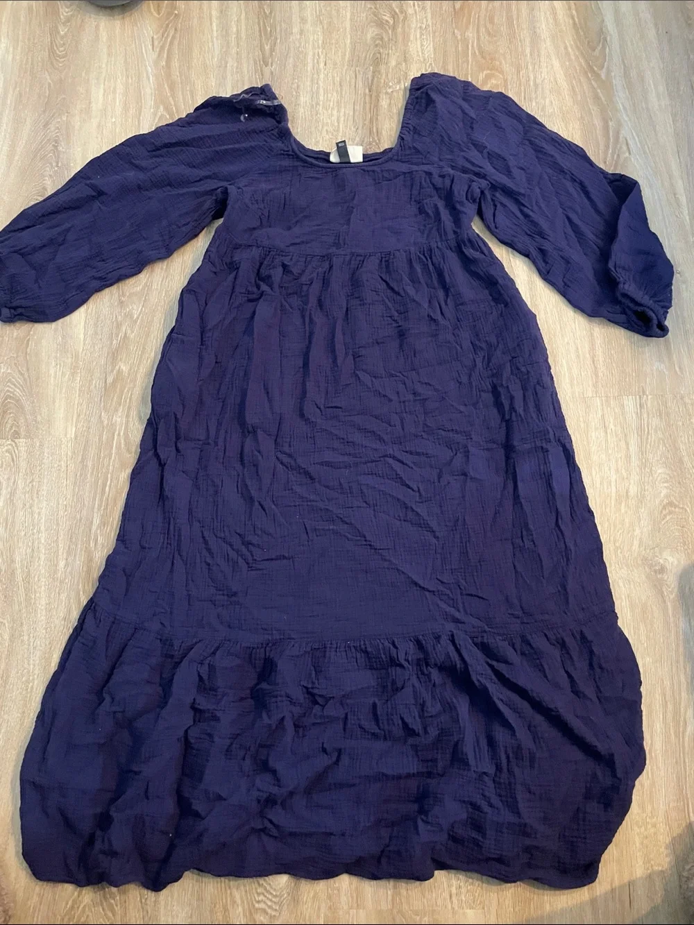 Universal Thread Deep Navy Scoop Neck Maxi Dress - Picture 1 of 4